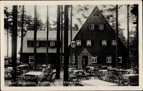 Ak Altenberg im Erzgebirge, Historische Waldschänke Altes Raupennest