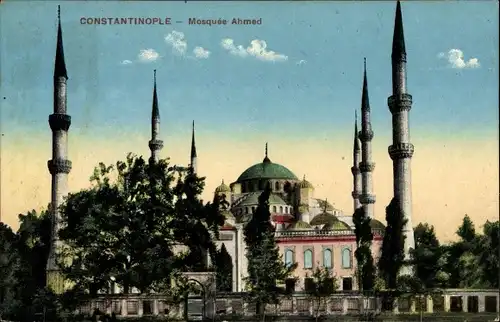 Ak Istanbul Konstantinopel Türkei, Ahmed-Moschee