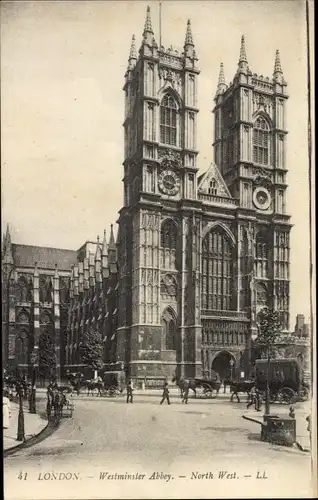 Ak Westminster London City, Westminster Abbey