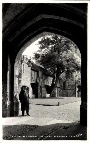 Ak Winchester South East England, Sunlight and Shadow, St. Cross