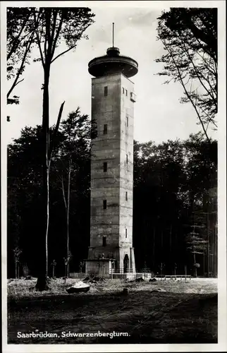 Ak Saarbrücken im Saarland, Schwarzenbergturm