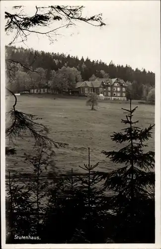 Ak Schleusingen in Thüringen, Stutenhaus am Adlersberg