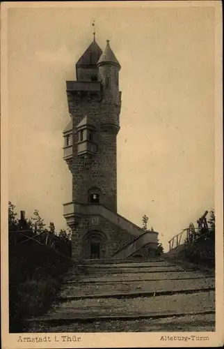 Ak Arnstadt in Thüringen, Alteburg-Turm