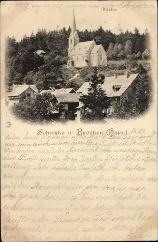 Ak Schierke Wernigerode im Harz, Kirche