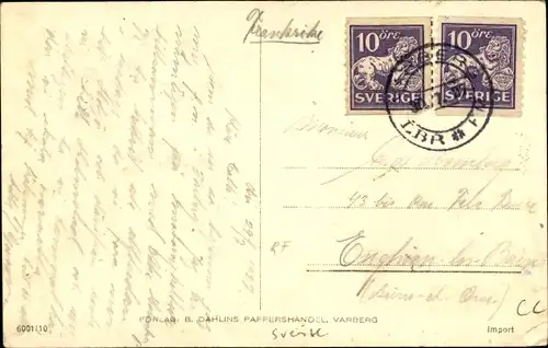 Ak Warberg Varberg Schweden, Strand