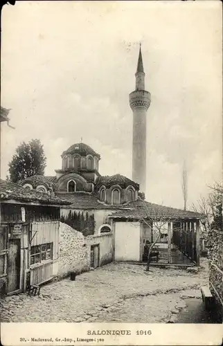 Ak Thessaloniki Griechenland, Moschee, Kirche der Zwölf Apostel