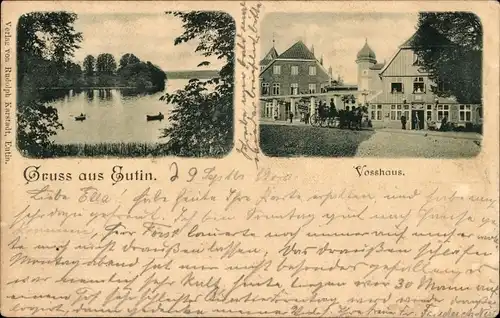 Ak Eutin in Ostholstein, Vosshaus, Seeblick