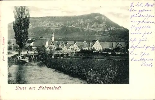 Ak Hohenstadt in Württemberg, Teilansicht