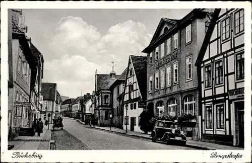 Ak Bückeburg im Kreis Schaumburg, Berliner Hof in der Langestraße