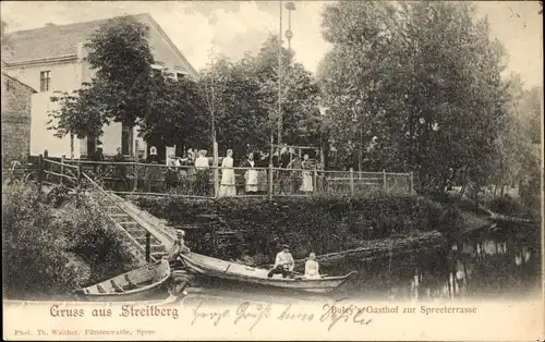 Ak Streitberg Wiesenttal Fränkische Schweiz, Buley's Gasthof zur Spreeterrasse