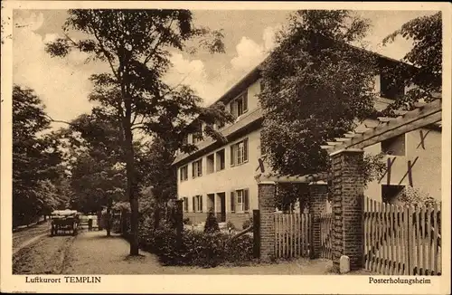 Ak Templin in der Uckermark, Posterholungsheim