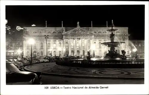 Ak Lissabon Portugal, Teatro Nacional de Almeida Garrett