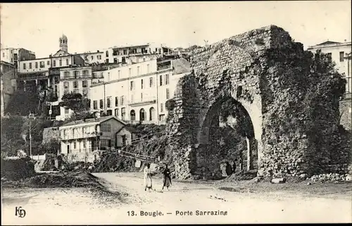 Ak Bougie Algerien, Porte Sarrazine