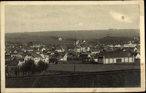 Ak Týn nad Vltavou Moldautein Südböhmen, Gesamtansicht