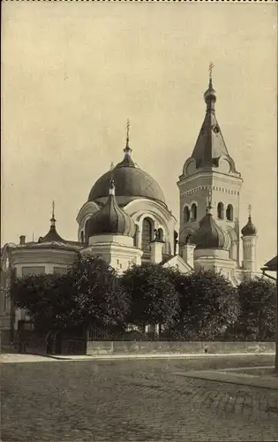 Ak Jelgava Mitau Lettland, Russische Kirche
