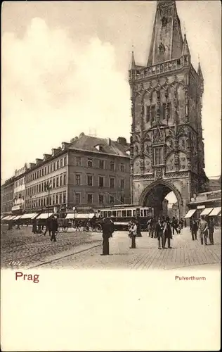 Ak Praha Prag Tschechien, Pulverturm