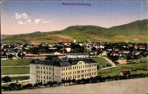 Ak Šumperk Mährisch Schönberg Region Olmütz, Gesamtansicht