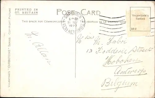 Ak Greenock Schottland, Newark Street von Union Street