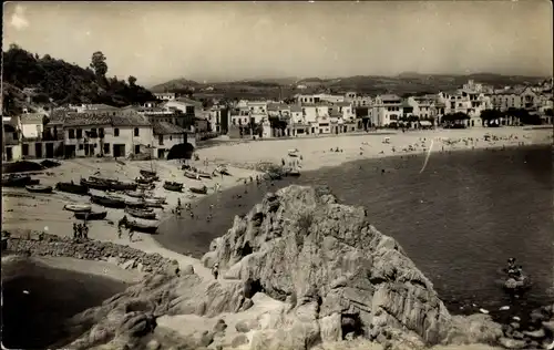 Ak Blanes Costa Brava Katalonien, Strand