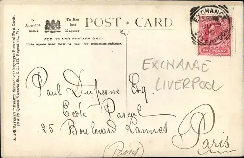 Foto Ak Liverpool Merseyside England, Exchange
