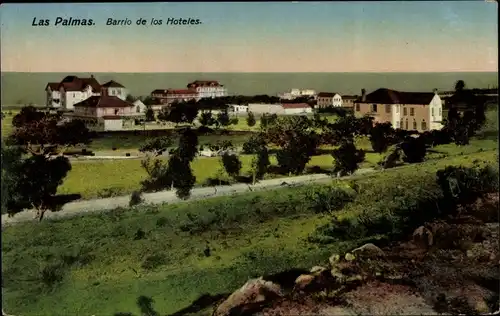 Ak Las Palmas de Gran Canaria Kanarische Inseln, Hotelviertel