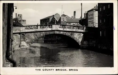 Ak Brigg Lincolnshire England, County Bridge