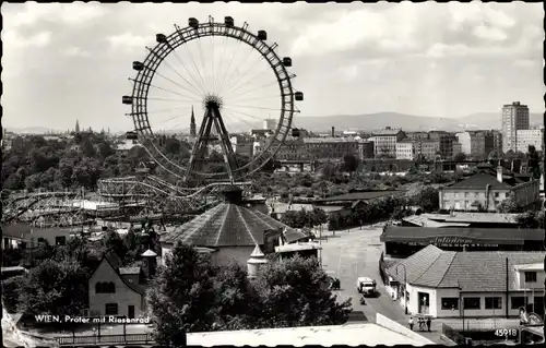 Ak Wien 2 Leopoldstadt, Prater, Riesenrad