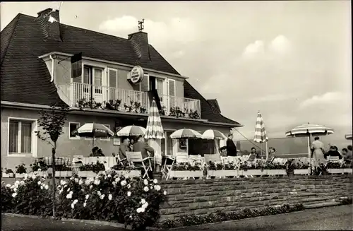 Ak Mehlem Bad Godesberg Bonn am Rhein, Cafe Jung, an der B9