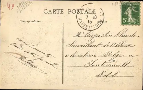 Ak Cholet Maine et Loire, Rue Nationale, Le Journal