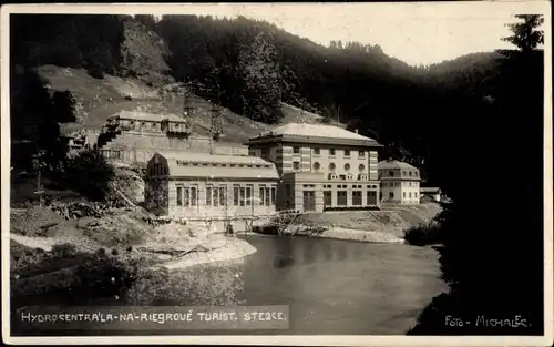 Ak Semil Semily Region Reichenberg, Hydrocentrala na Riegrové Turist. Stezce