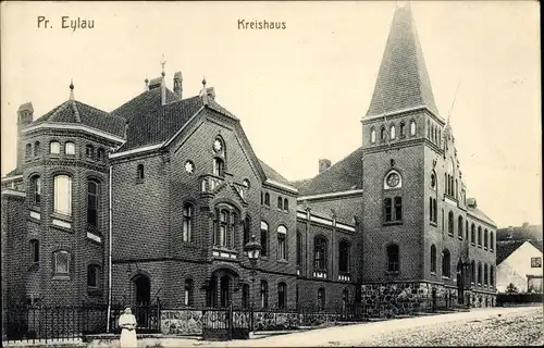 Ak Bagrationowsk Preußisch Eylau Ostpreußen, Kreishaus