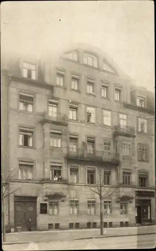 Foto Ak Schlachterei August Schwappach, Straßenpartie