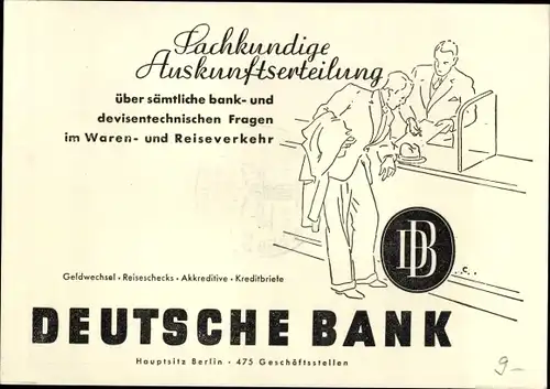Briefmarken Ak Int. Automobil und Motorrad Ausstellung Berlin 1939, Deutsche Bank, Sparbuch