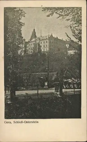 Ak Gera in Thüringen, Schloss Osterstein