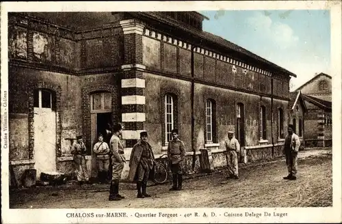 Ak Châlons-sur-Marne, Bezirk Forgeot, Cuisine Delage