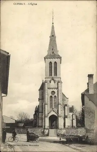 Ak Cuperly Marne, Kirche