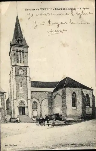 Ak Broyes-Marne, Kirche