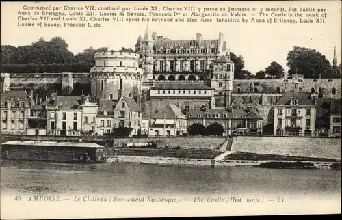 Ak Amboise Indre et Loire, Le Chateau