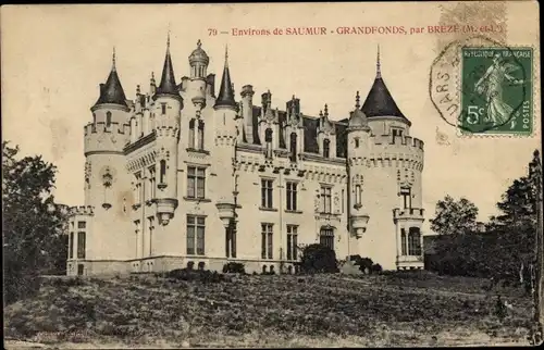 Ak Bellevigne-les-Châteaux Maine et Loire, Chateau de Grandfonds