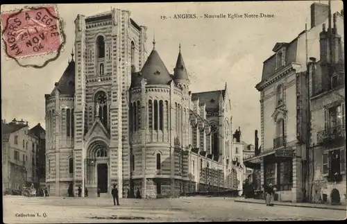 Ak Angers Maine et Loire, Nouvelle Eglise Notre-Dame