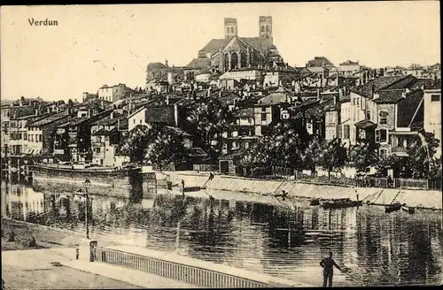 Ak Verdun Meuse, Gesamtansicht