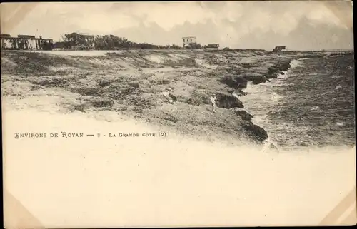 Ak Royan Charente Maritime, La Grande Côte