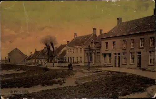 Ak Breskens Sluis Zeeland Niederlande, Straße, Haus