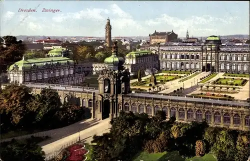 Ak Dresden Altstadt, Zwinger