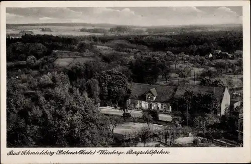 Ak Bad Schmiedeberg in der Dübener Heide, Weinberge, Bergschlösschen