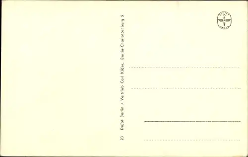 Ak Berlin, Grüne Woche 1952, Blumenhalle