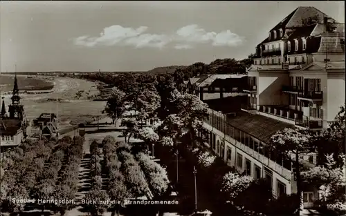 Ak Ostseebad Heringsdorf auf Usedom, Strandpromenade