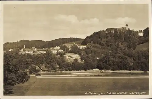 Ak Guttenburg Kraiburg am Inn Oberbayern, Schloss
