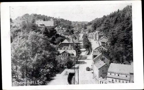 Ak Tharandt im Erzgebirge, Teilansicht