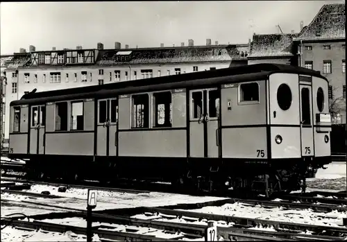 Ak BVG Berlin, U-Bahn Serie 4, Typ B1 Großprofil, Baujahr 1925, Wagen 75